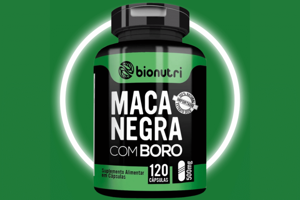 Maca peruana negra com boro